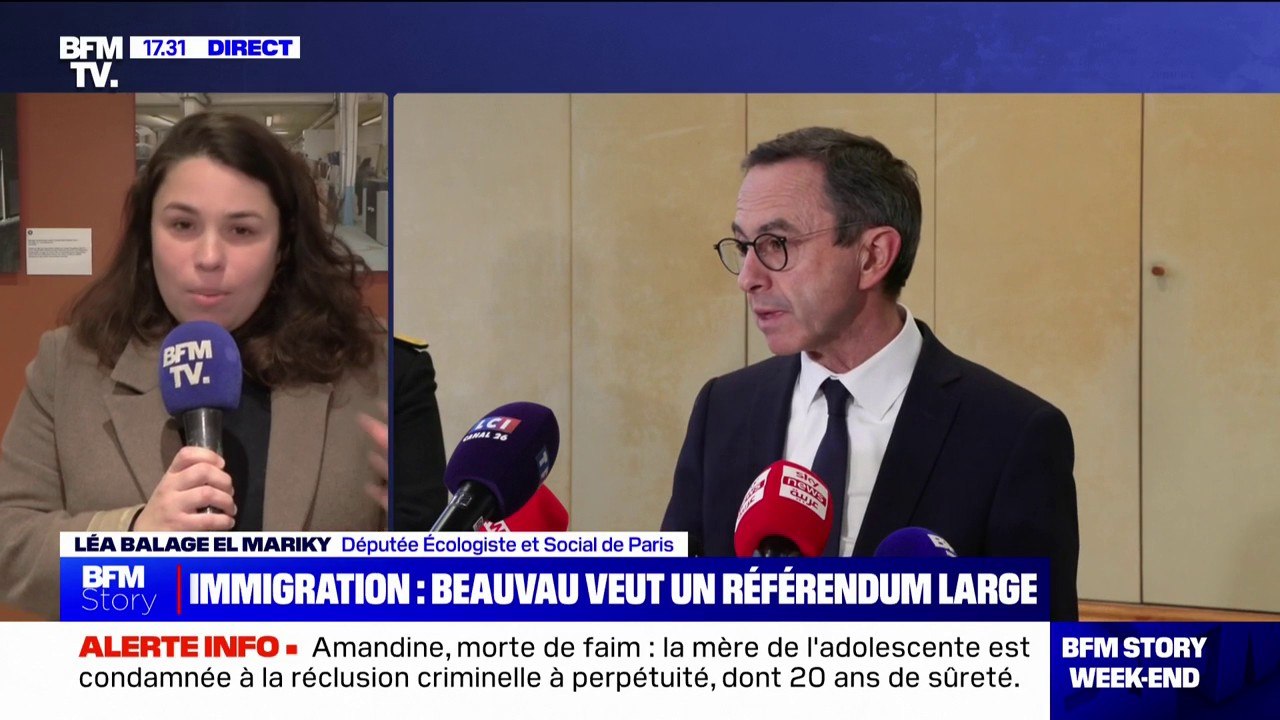 Circulaire Retailleau sur l'immigration: "Il faut arrêter de légiférer et d'exclure", estime Léa Balage El Mariky (les Écologistes)