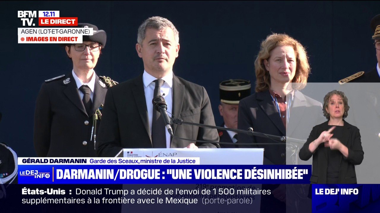 Trafic de drogue: Gérald Darmanin que la "prison de haute-sécurité" sera "réalité le 31 juillet prochain"