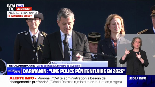 Prisons: Gérald Darmanin estime que les conséquences de la surpopulation carcérale ne sont pas dignes d'un pays comme la France