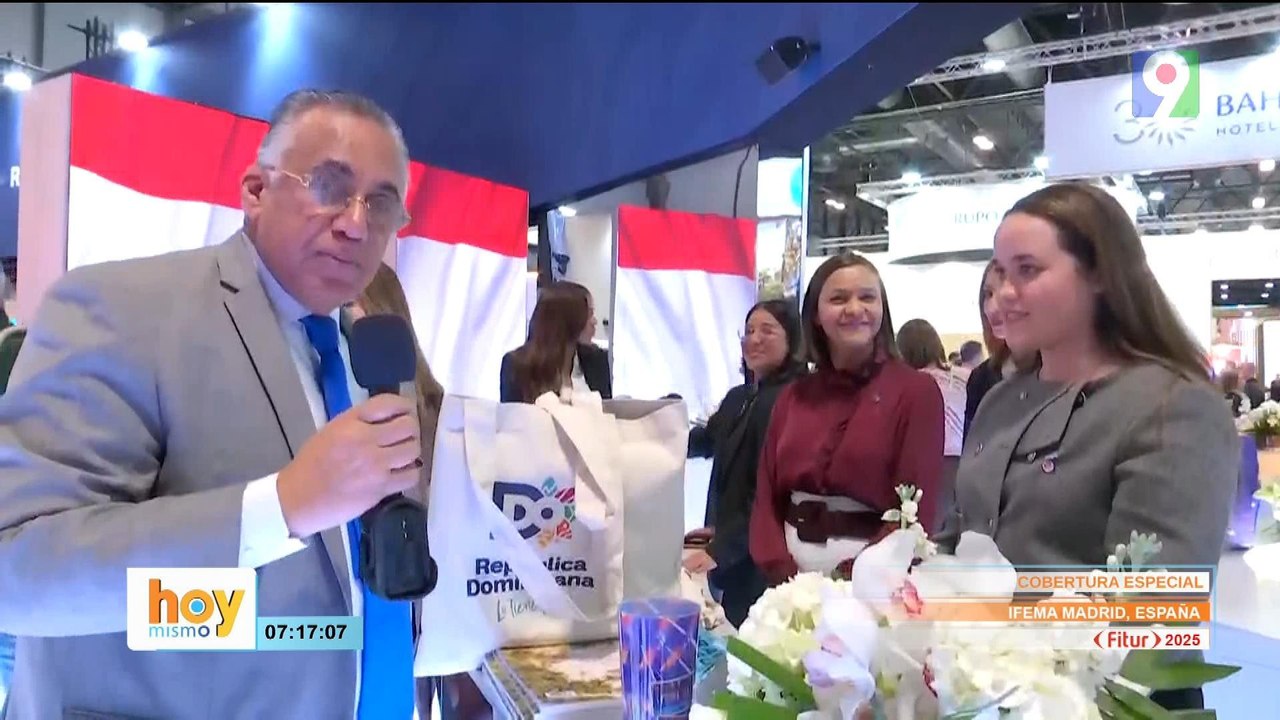 Luisin Mejía te muestra la espectacularidad del Stand de RD en Fitur 2025 | Hoy Mismo