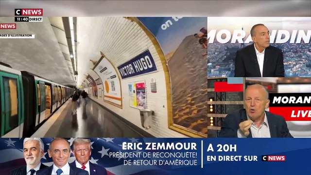 Gros clash sur CNews entre Jean-Marc Morandini et l'ex-policier Bruno Pomart ce matin à propos des photos des otages israéliens dans le métro: Vous vous couchez car vous avez peur ! Vous êtes à genoux pour ne pas faire de vague ! - Regardez