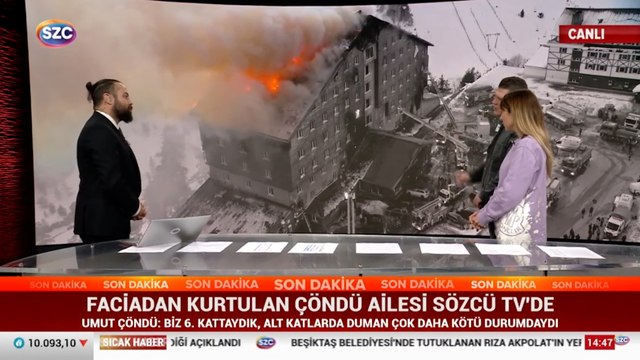 Faciadan kurtulan Çöndü Ailesi SÖZCÜ TV'de
