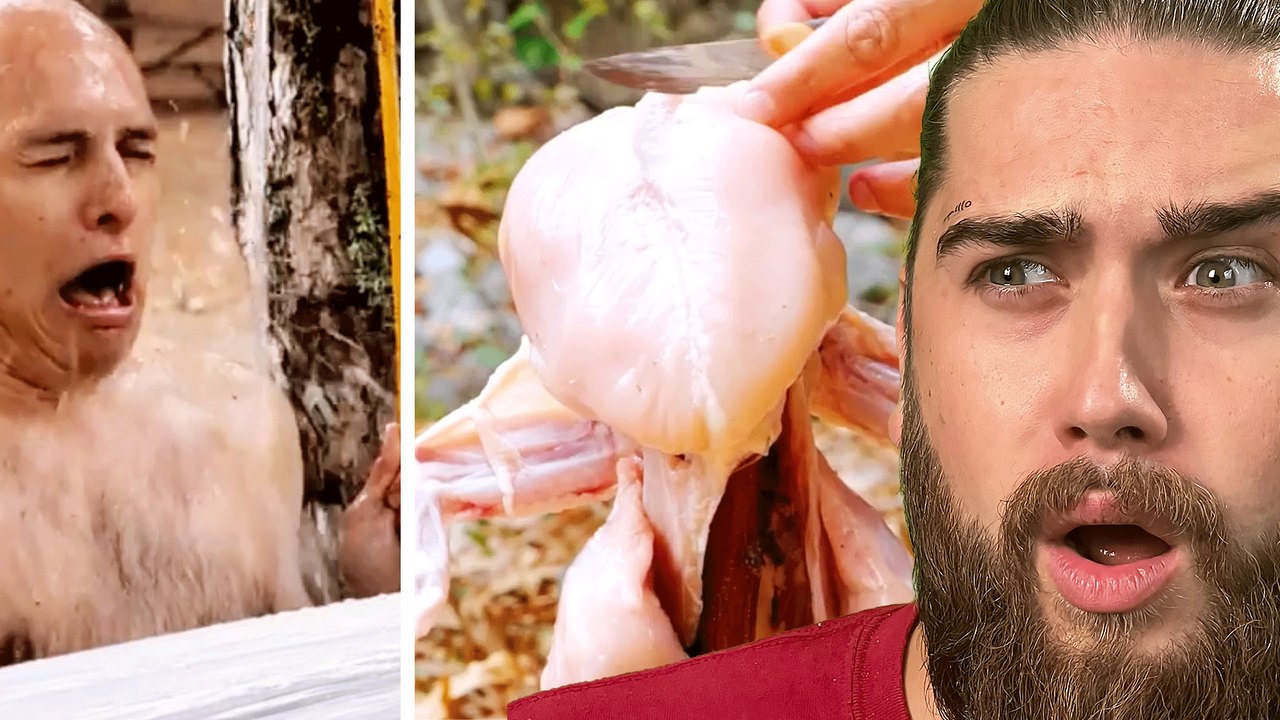 Survival Mode Activated! 🏕️💥 The Dudes REACT to Viral Survival Hacks!