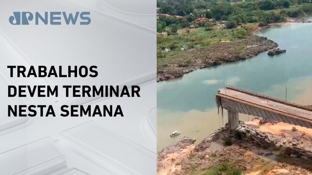 Veículos serão retirados de rio após queda de ponte que ligava Tocantins e Maranhão