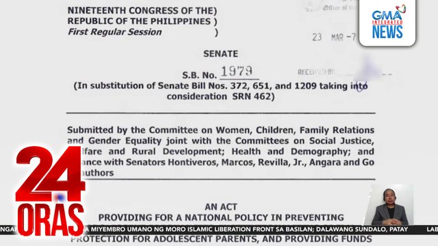 Katagang guided by int'l standards, tinanggal sa inihaing substitute bill; Sen. Hontiveros: Na-fake news lang ang panukalang batas | 24 Oras