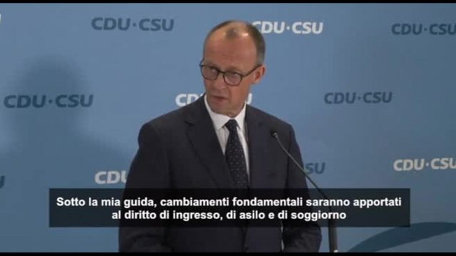 Germania, Merz (CDU) vuole cambiamento fondamentale del diritto d'asilo