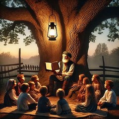 "The Magic of Stories Under the Ancient Tree"