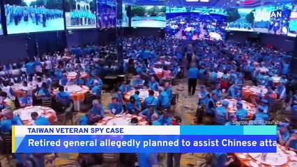 China Espionage Case Sees Taiwan's Highest-Ranking Veteran Ever Indicted