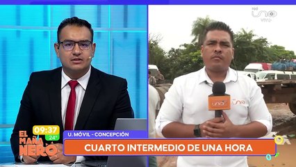 CUARTO INTERMEDIO DE UNA HORA EN EL BLOQUEO EN CONCEPCIÓN