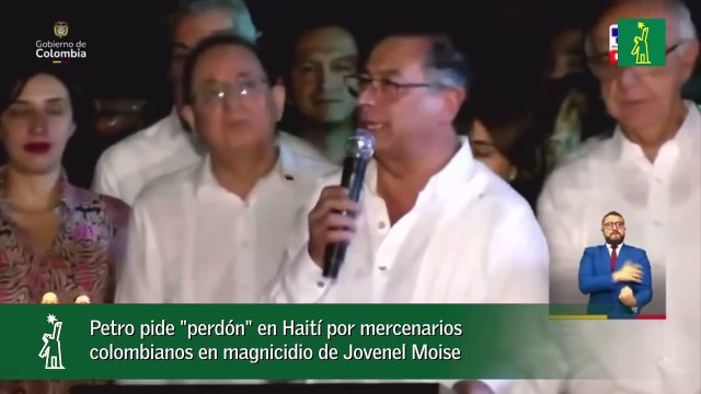 Petro pide perdón en Haití por mercenarios colombianos en magnicidio de Jovenel Moise