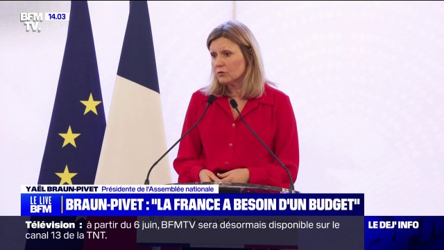 Yaël Braun-Pivet: On n'aura pas trois chances (…) Il est vital que la France se dote d'un budget