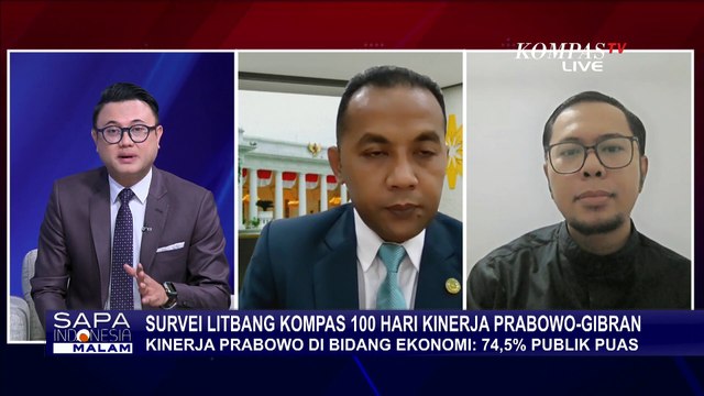 [FULL] Bincang Peneliti Litbang Kompas-Jubir soal Kinerja 100 Hari Prabowo-Gibran di Bidang Ekonomi