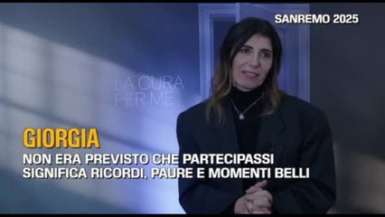 Sanremo, Giorgia: "Non era proprio previsto che partecipassi"