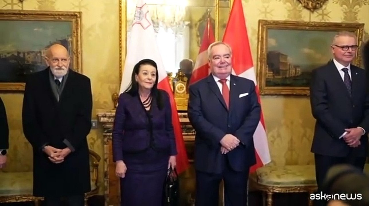 La presidente maltese ricevuta a Roma da Gran Maestro Ordine di Malta