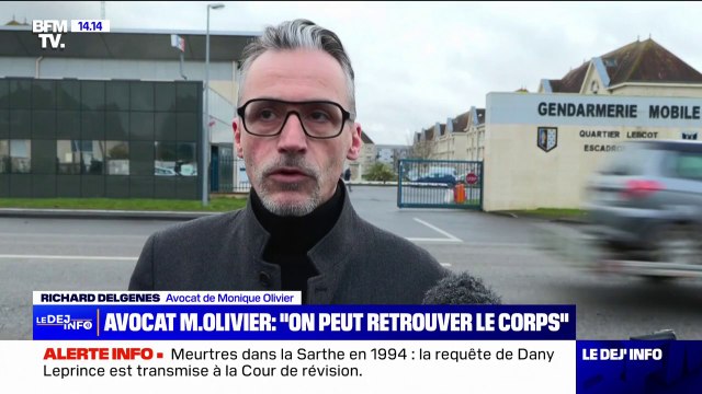 Richard Delgenes, avocat de Monique Olivier: Je me dis que c'est possible de retrouver le corps de Lydie Logé