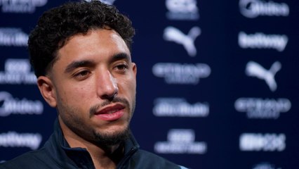 New Manchester City signing Omar Marmoush on signing four and half year contract