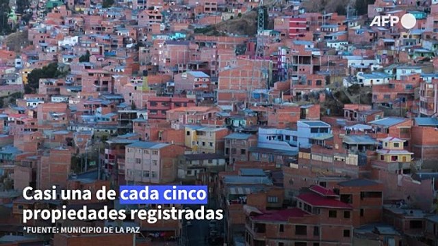 Vivir al borde del desastre en casas construidas en laderas peligrosas en Bolivia
