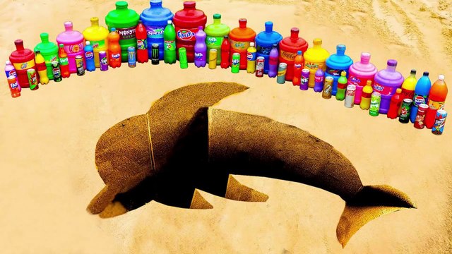 EXPERIMENT - Toothpaste Eruption from Dolphin Hole, Big Fanta, Coca Cola vs Mentos & Soda Reactions