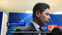 La amenaza de Al-Khelaifi a una periodista cuando le pregunta por Mbappé: 