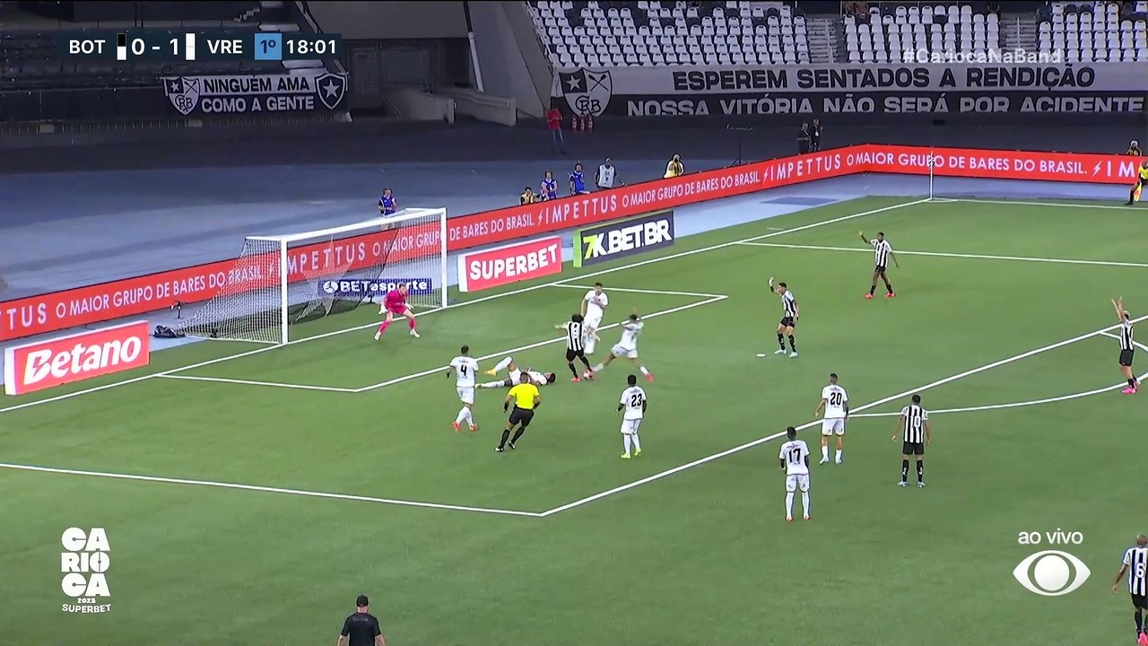 GOL DO BOTAFOGO: Matheus Nascimento empata contra o Volta Redonda