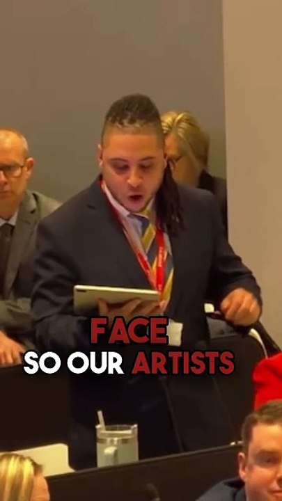 Cllr Stephen Lewis Elms' rap at Sunderland City Council meeting