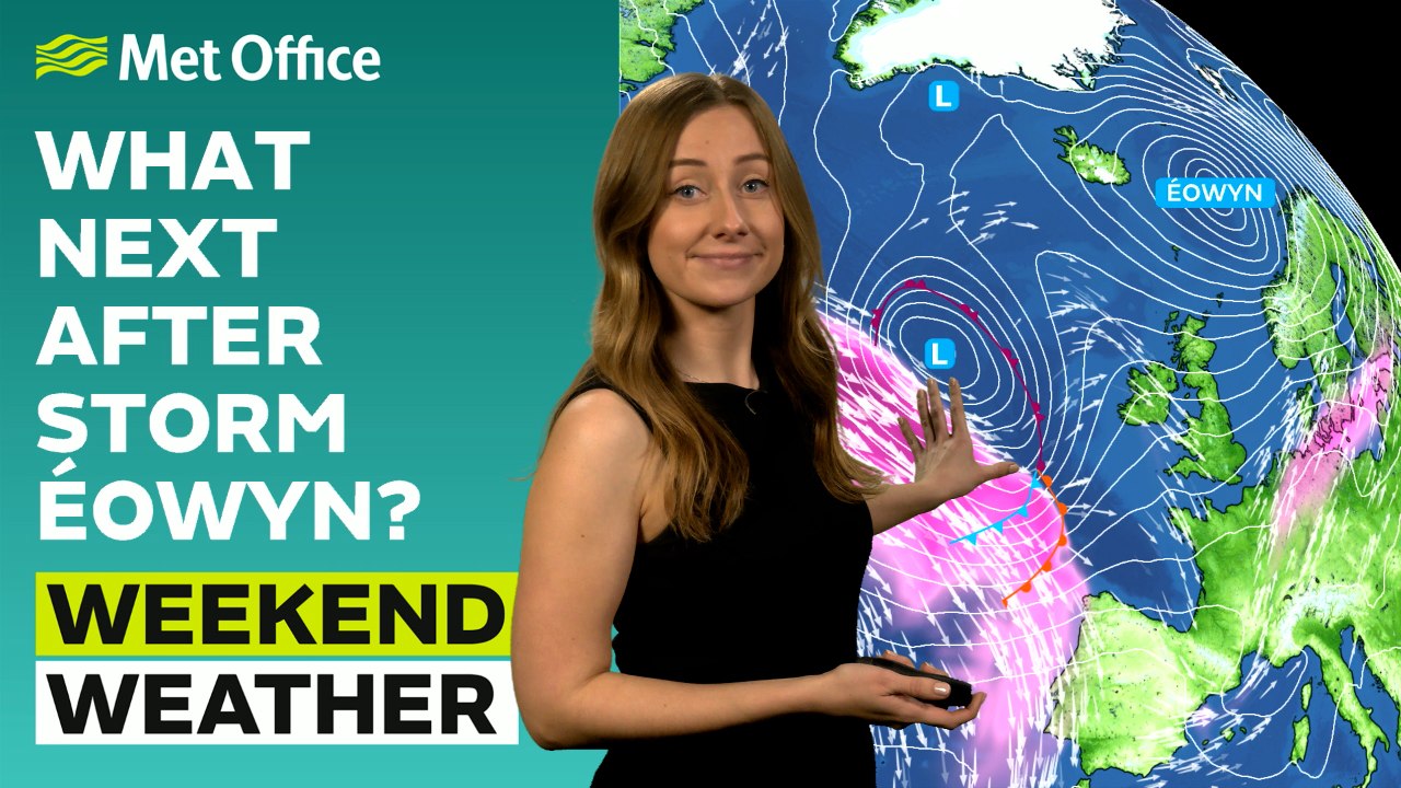 Weekend weather 23/01/2025 – More unsettled weather to come - video ...