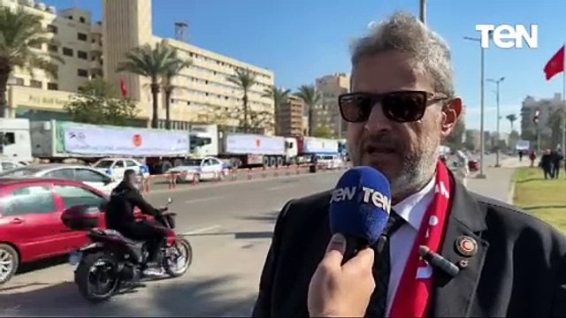 محافظ بورسعيد : تسليم الهلال الأحمر قافلة مساعدات غذائية لتوصيلها إلى أهالينا في غزة كتبرعات