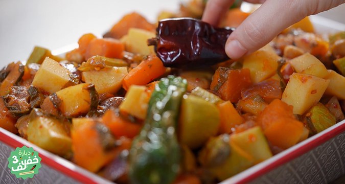 Couscous aux légumes d'hiver - Dbara khef lef 3 Ep 29