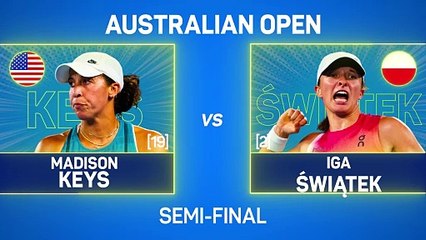 Keys stuns Swiatek to reach maiden Australian Open final