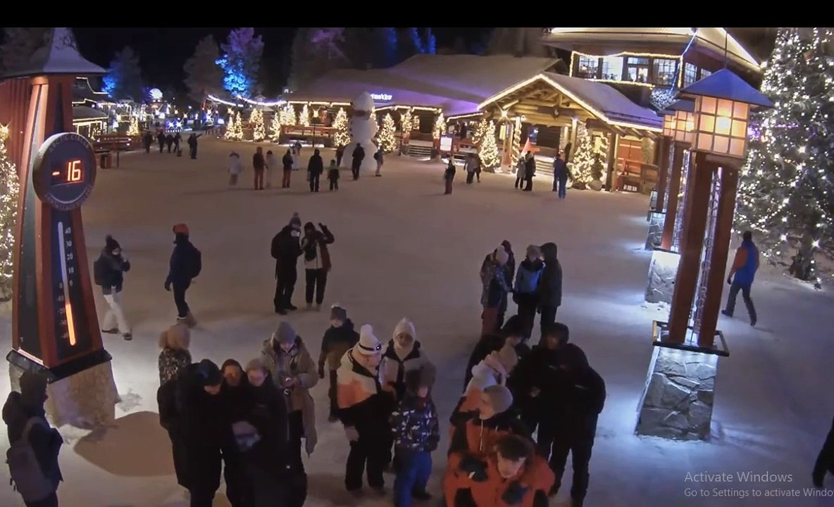 the Santa Claus Village in Rovaniemi, Lapland
