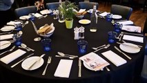 The table is set for lunch at Indigo Restaurant and Bar in Worthing