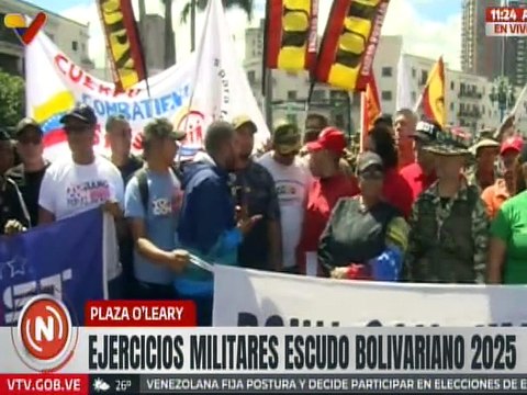 Caracas I Ciudadanos manifiestan su apoyo a la paz y el respeto por la soberanía nacional