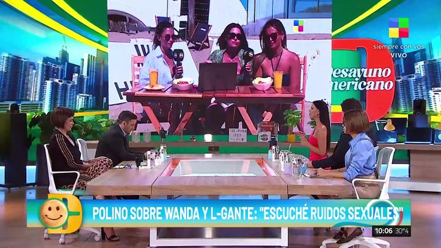 “Ruidos sexuales”: Marcelo Polino mandó al frente a Wanda Nara y L-Gante y causó polémica