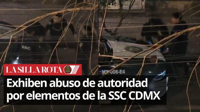 Exhiben abuso de autoridad SSC CDMX