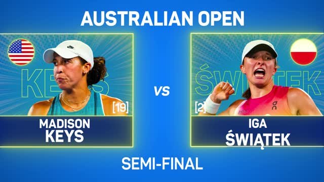 Keys stuns Swiatek to reach maiden Australian Open final