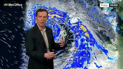 Met Office Thursday Evening Weather Forecast 23/01/2025