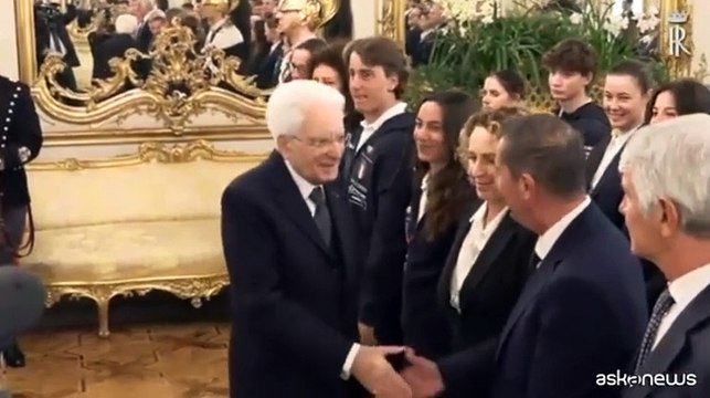 Mattarella ha ricevuto la delegazione della Federazione italiana Vela