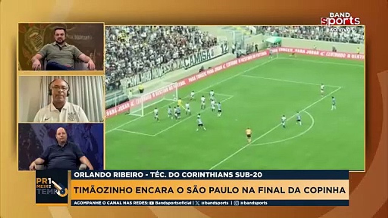 MAJESTOSO NA FINAL! TÉCNICO DO CORINTHIANS SUB-20 PROJETA DUELO CONTRA O SÃO PAULO NA COPINHA | PRIMEIRO TEMPO
