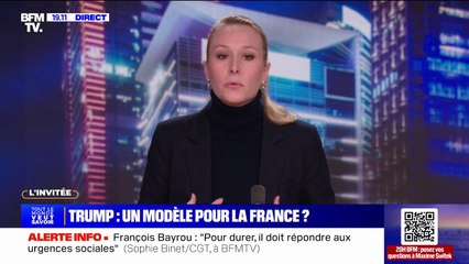 Marion Maréchal: "Il y a un certain nombre de combats que nous partageons avec Donald Trump"