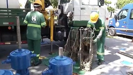 Sabesp realizou limpeza em estações elevatórias da Baixada Santista na última quarta-feira