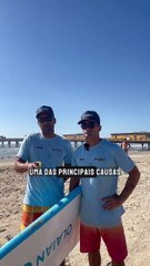 Amigos de infância buscam resgatar o surf nas ondas de Tramandaí