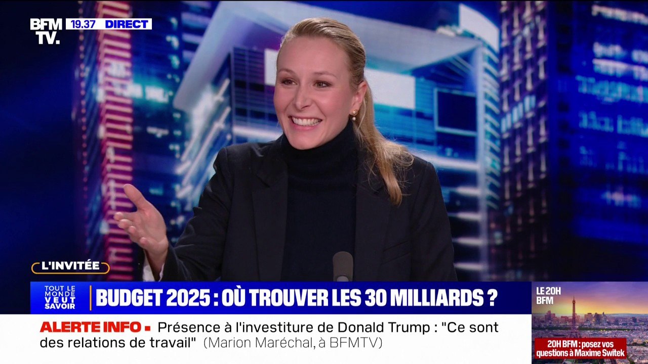 Retraites: "Le système par répartition est mort", déclare Marion Maréchal, députée européenne