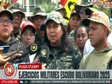 Gobierno de Caracas participa en los ejercicios militares Escudo Bolivariano 2025 en Plaza O'Leary