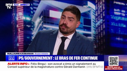 Budget 2025: "Je pense qu'on ne doit pas avoir systématiquement le réflexe d'augmenter les impôts", déclare Guillaume Kasbarian, ancien ministre