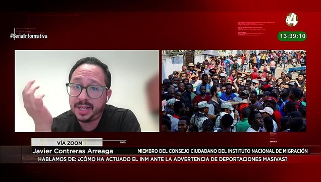Javier Contreras habla de ¿cómo ha actuado el INM ante la advertencia de deportaciones masivas?