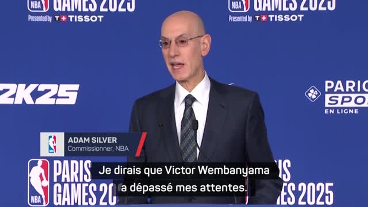 NBA Paris Games - Silver : "Wembanyama a dépass...