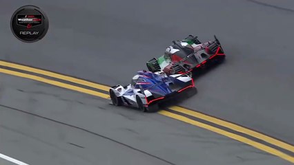 IMSA 2025 24H Daytona Qualifying Bortolotti Blomqvist Fight Moment