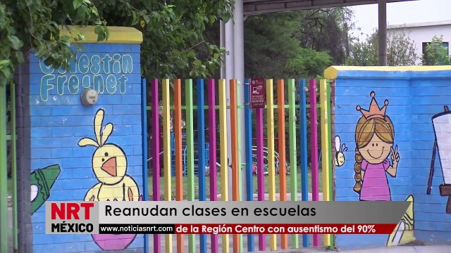 Reanudan clases en escuelas de la Región Centro con ausentismo del 90%