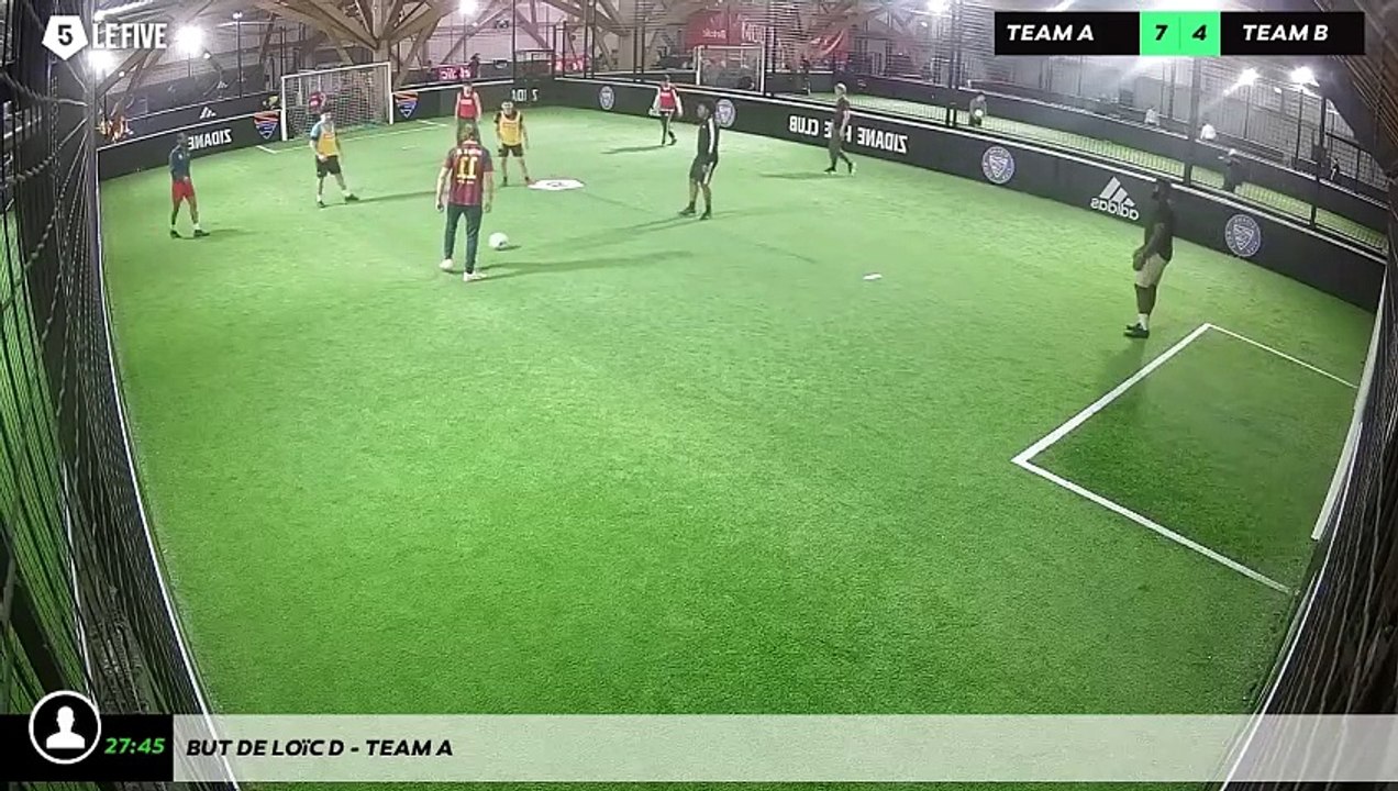 But de Loïc D - Team A