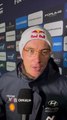 Thierry Neuville après la première journée du rallye de Monte-Carlo, manche d'ouverture de la saison